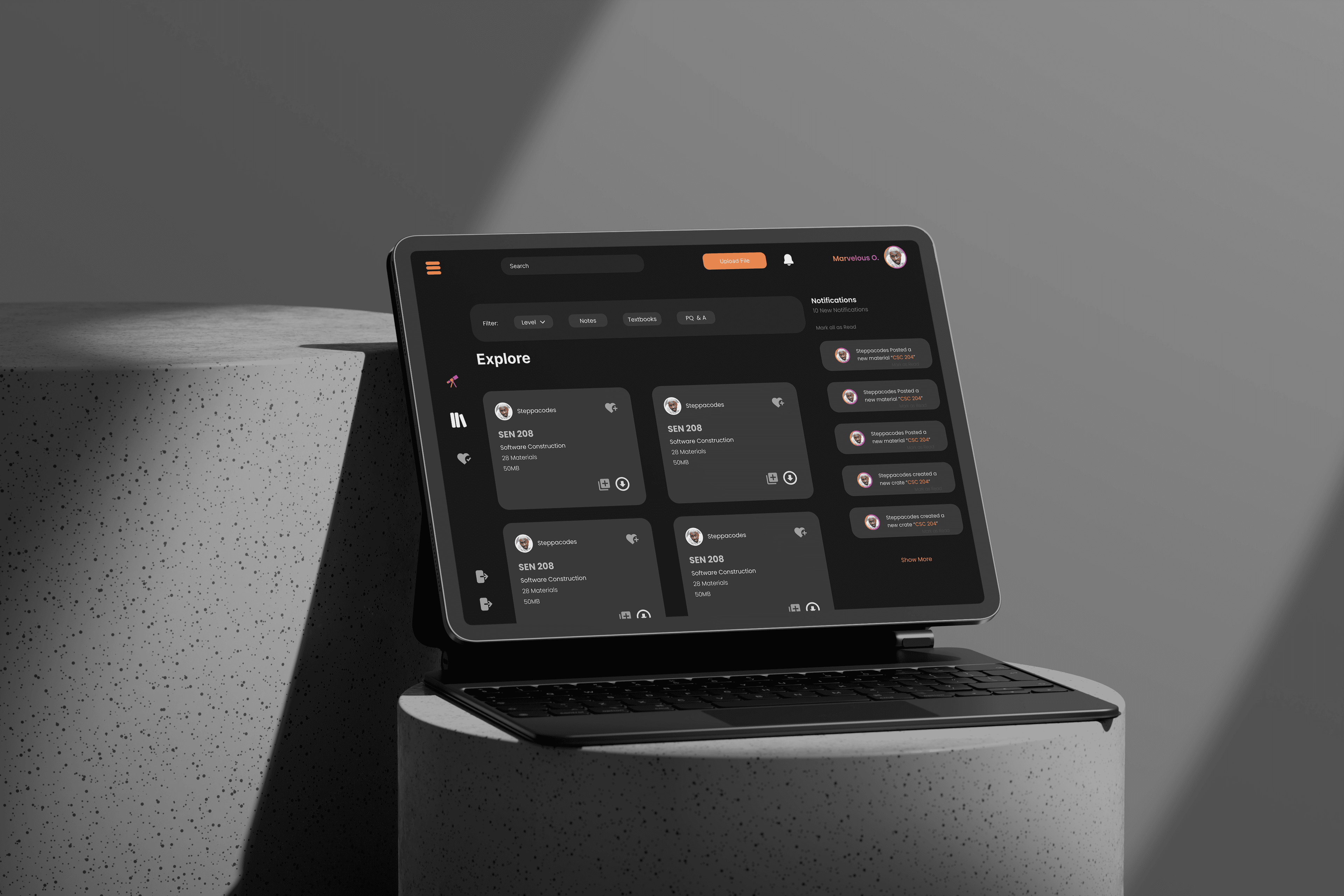 CourseCrates - Web Development project